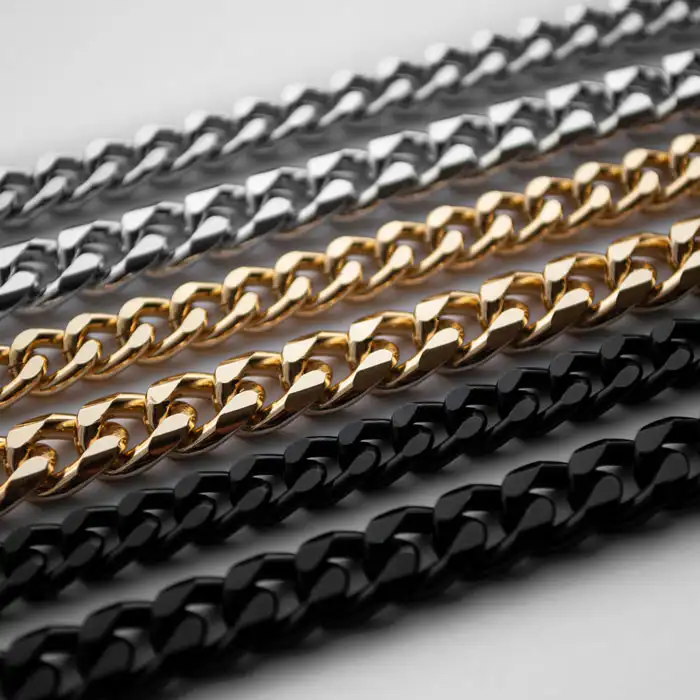 Small Silver Cartier woven chain