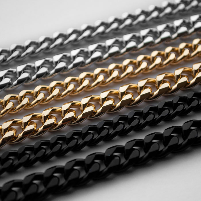 Small Black Cartier Woven chain