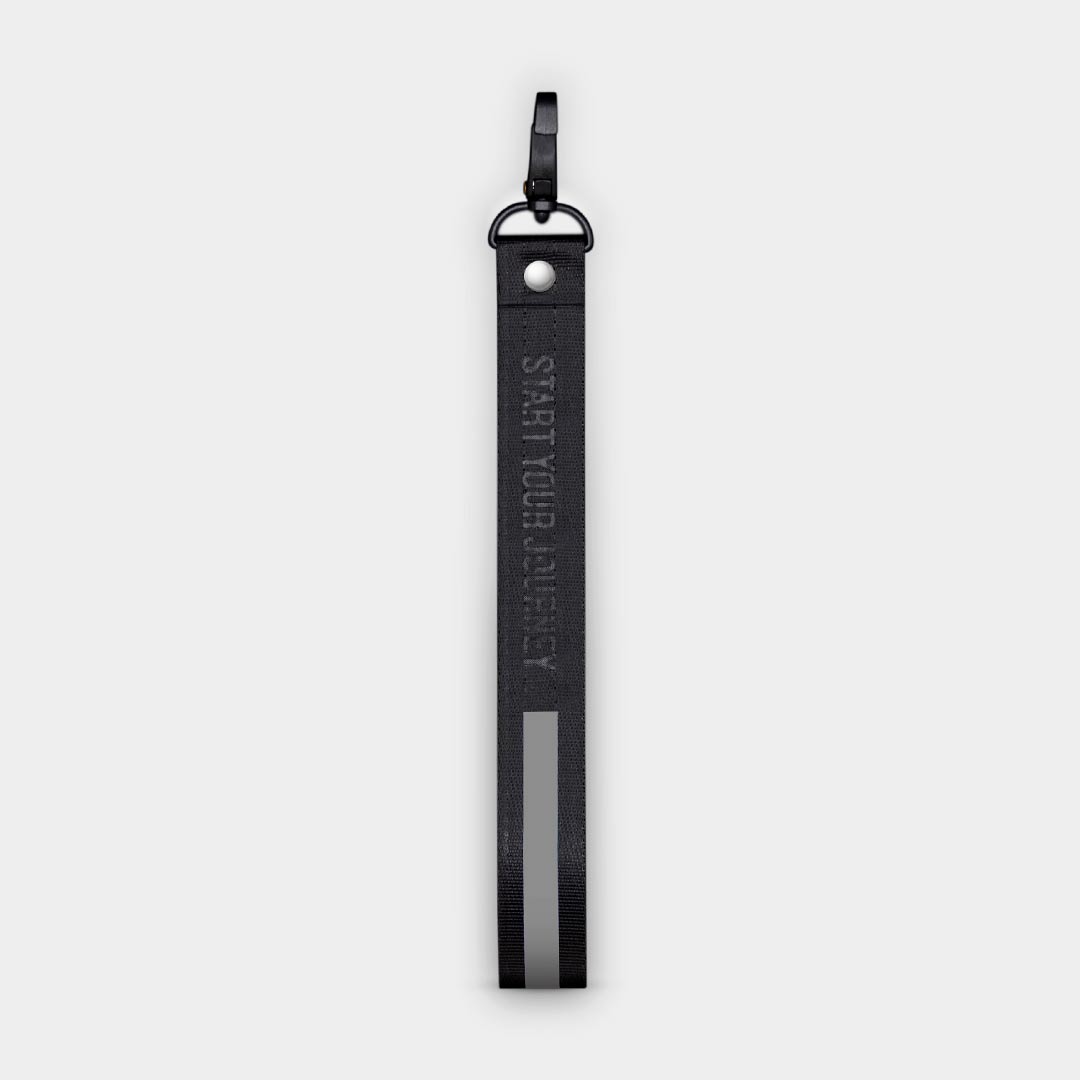  Medium Dark Grey Text Line Lanyard