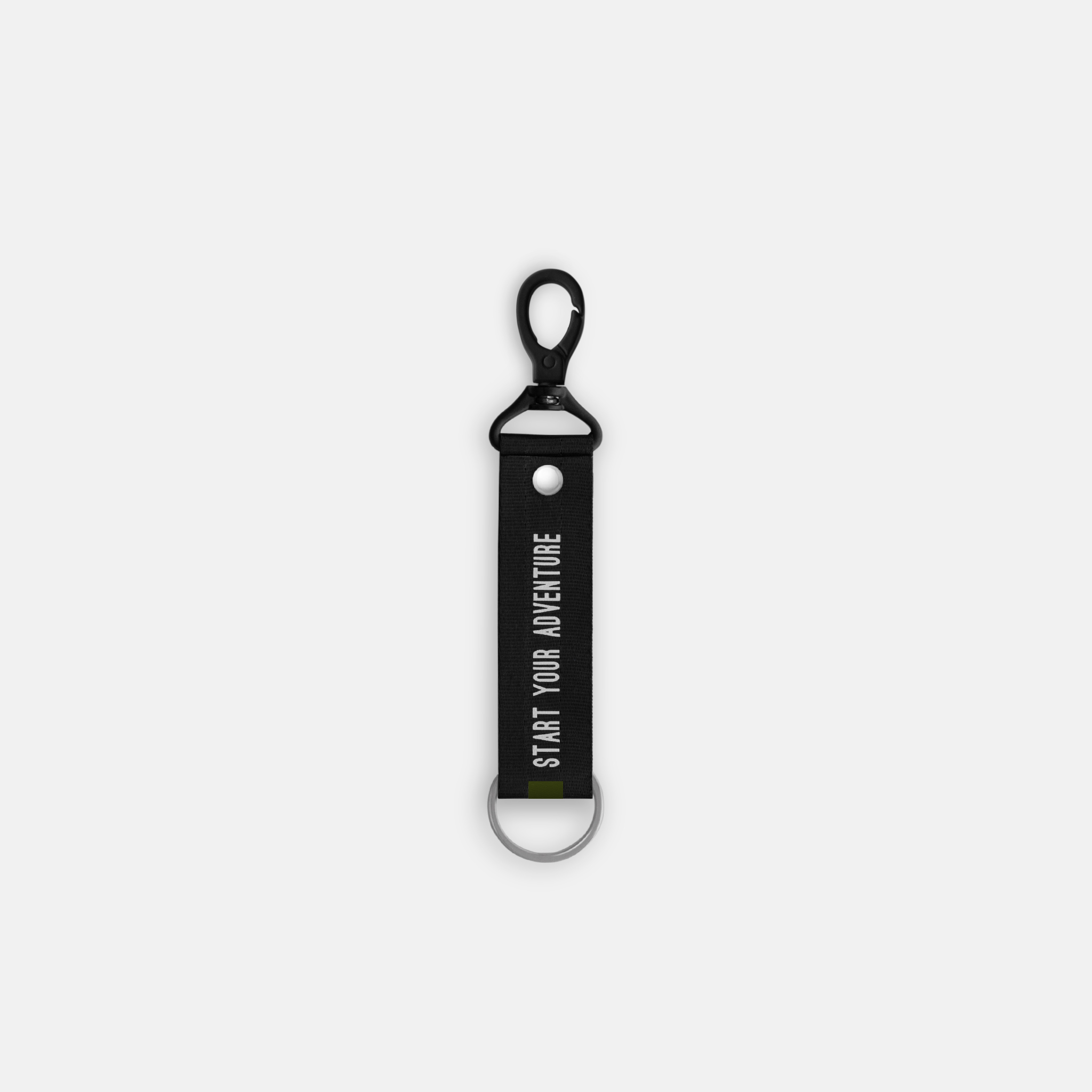 Small Green Text Line Lanyard