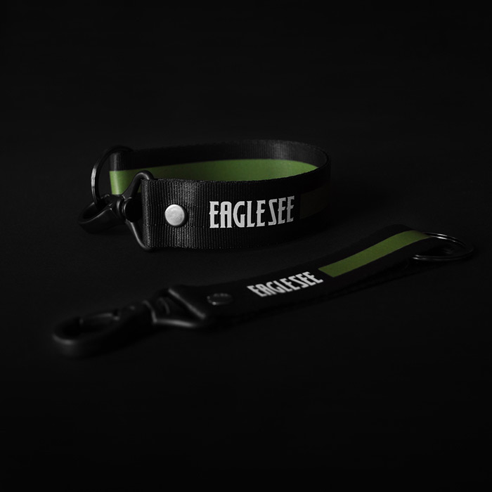 Small Green Eagle Line Lanyard