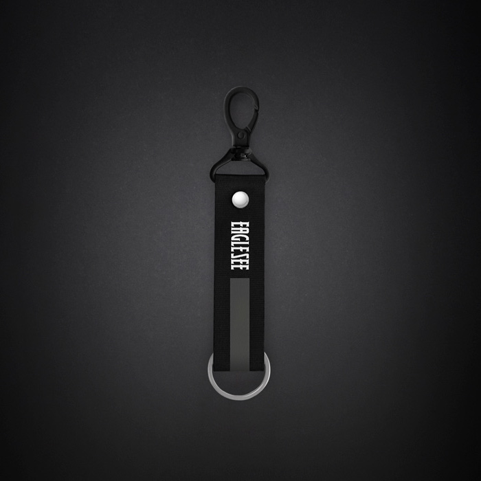 Small Dark Grey Eagle Line Lanyard